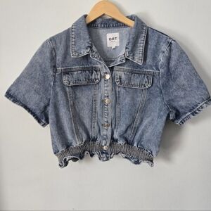 OAT Denim Cropped Jacket